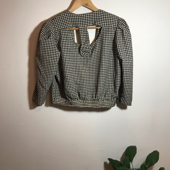 Checkered button top - Picture 2 of 2